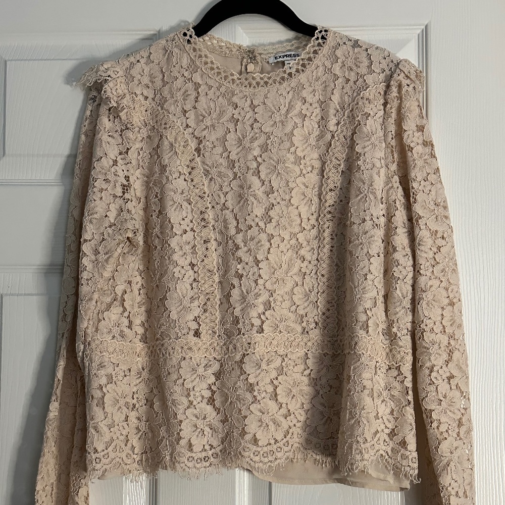 Express Lace Top - Picture 2 of 5